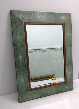 Sanaco Faux Shagreen wall mirror