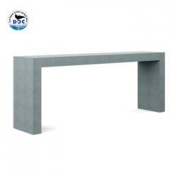 Luxury Modern Console Table With Grass Cloth For Decoration Home
