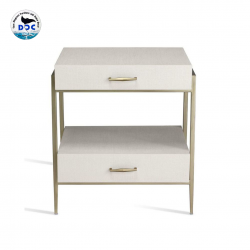 Raffia Bedside Table