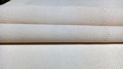 Daphoco International Joint Stock Company supplies stingray leather material (Faux shagreen) for furniture industry.