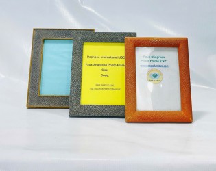 Khung Hình Bọc Faux Shagreen Cao Cấp