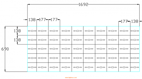 Tấm giả da cá đuối khuôn #146-NI