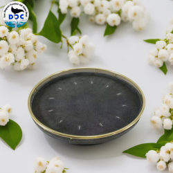 Luxury Faux Shagreen Round Tray